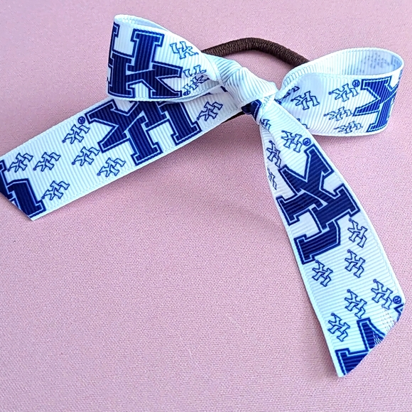 Hand Crafted Accessories - 2 for $4 Item: UK Kentucky Wildcats Hair Bow Elastic New!